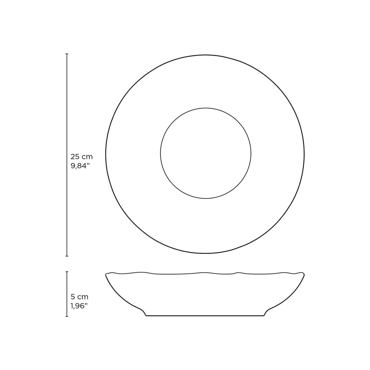 Pasta Plate Set of 6