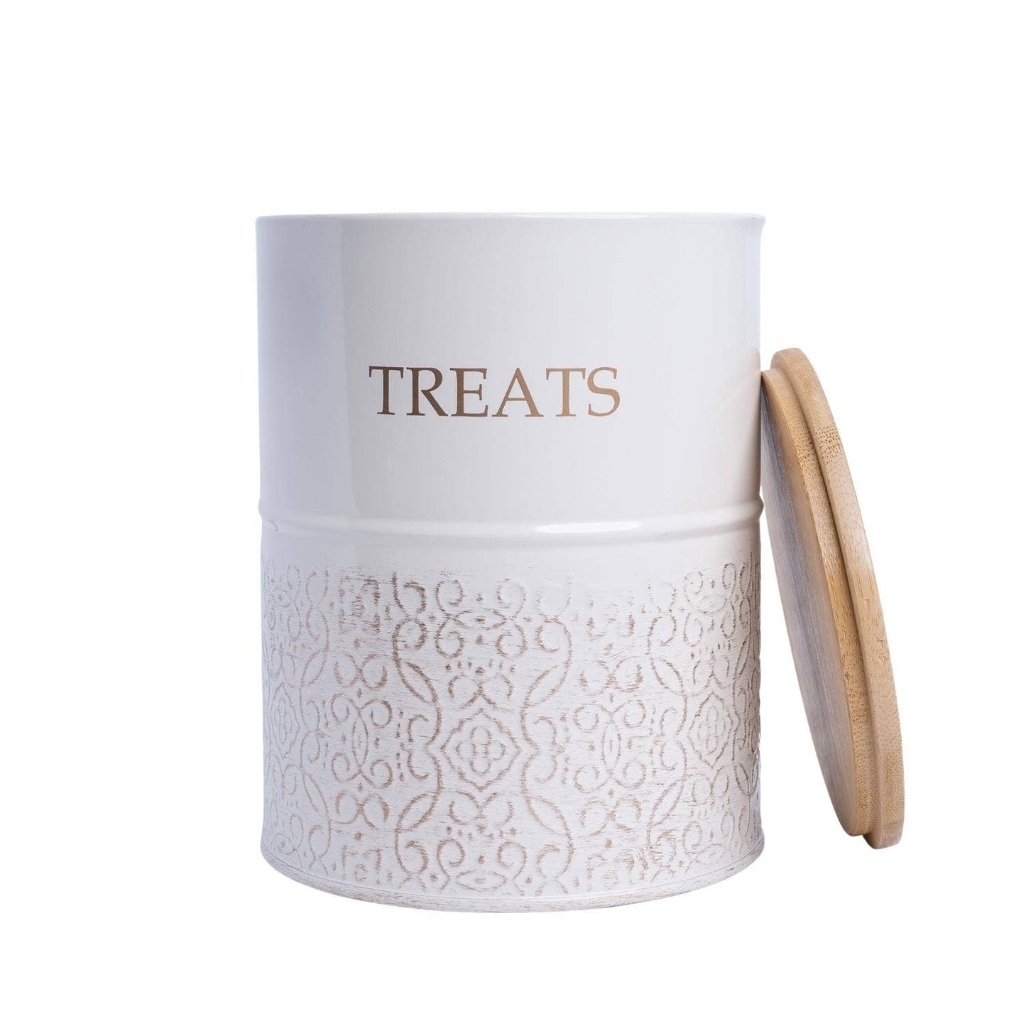 Dog Treat Canister - White Swan (Set of 2)-3