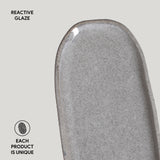 Shallow Organic Oval Platter Small Set of 4