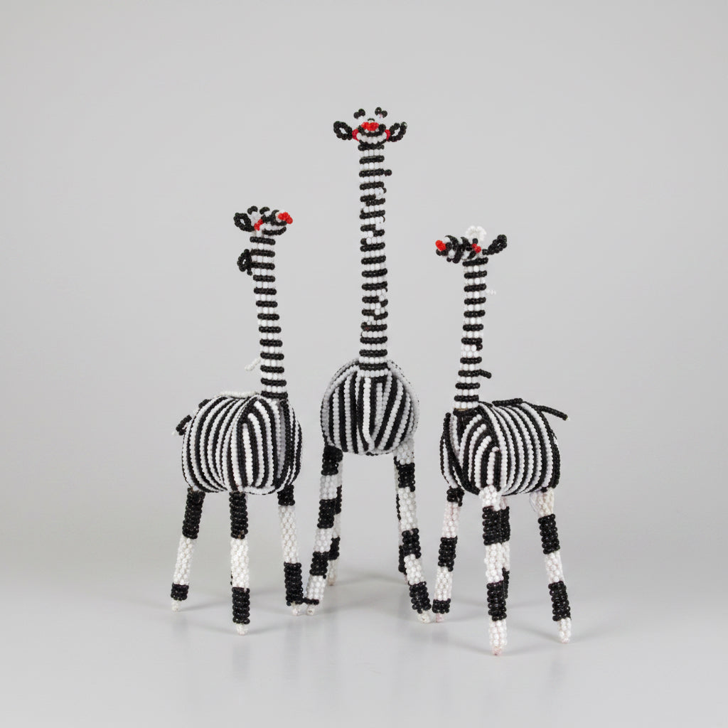 Small Beaded Zebra - Multicolor - Sumiye Co