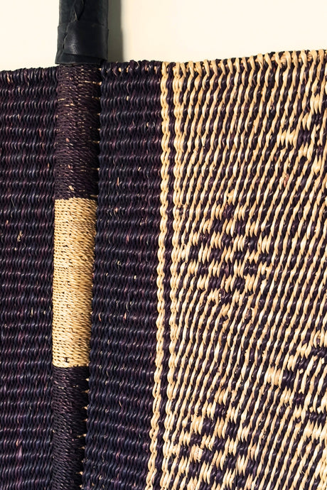 Large Fan in Natural & Black - Sumiye Co