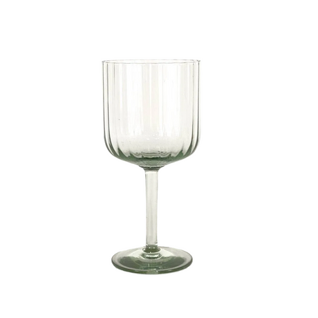 Retro Optic Wine Glass - Sumiye Co