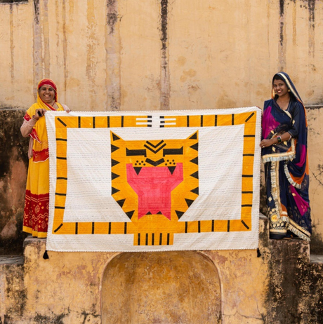 Tiger Kantha Throw - Sumiye Co