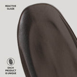 Shallow Organic Oval Platter Large Set of 4