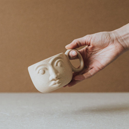 Al Centro Ceramic Face Mug | Handcrafted in Mexico - Sumiye Co
