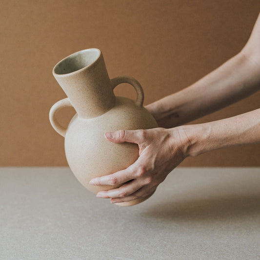 Al Centro Tyrenno Ceramic Vase | Handcrafted in Mexico - Sumiye Co