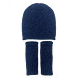 Navy Essential Knit Alpaca Gloves-1