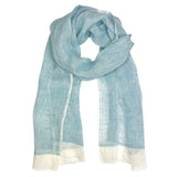 Gauze Linen Two Tone Scarf by SLATE + SALT - Sumiye Co