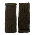 Army Green Essential Knit Alpaca Gloves-0