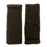 Army Green Essential Knit Alpaca Gloves-0