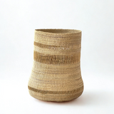 Mixed Weave Natural Planter Basket - Tall