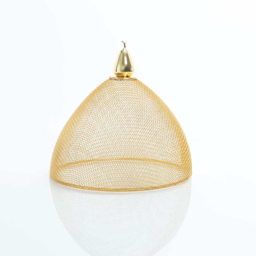 Mesh Domes Set of 2 (1 Each Lg & Sm) - Gold