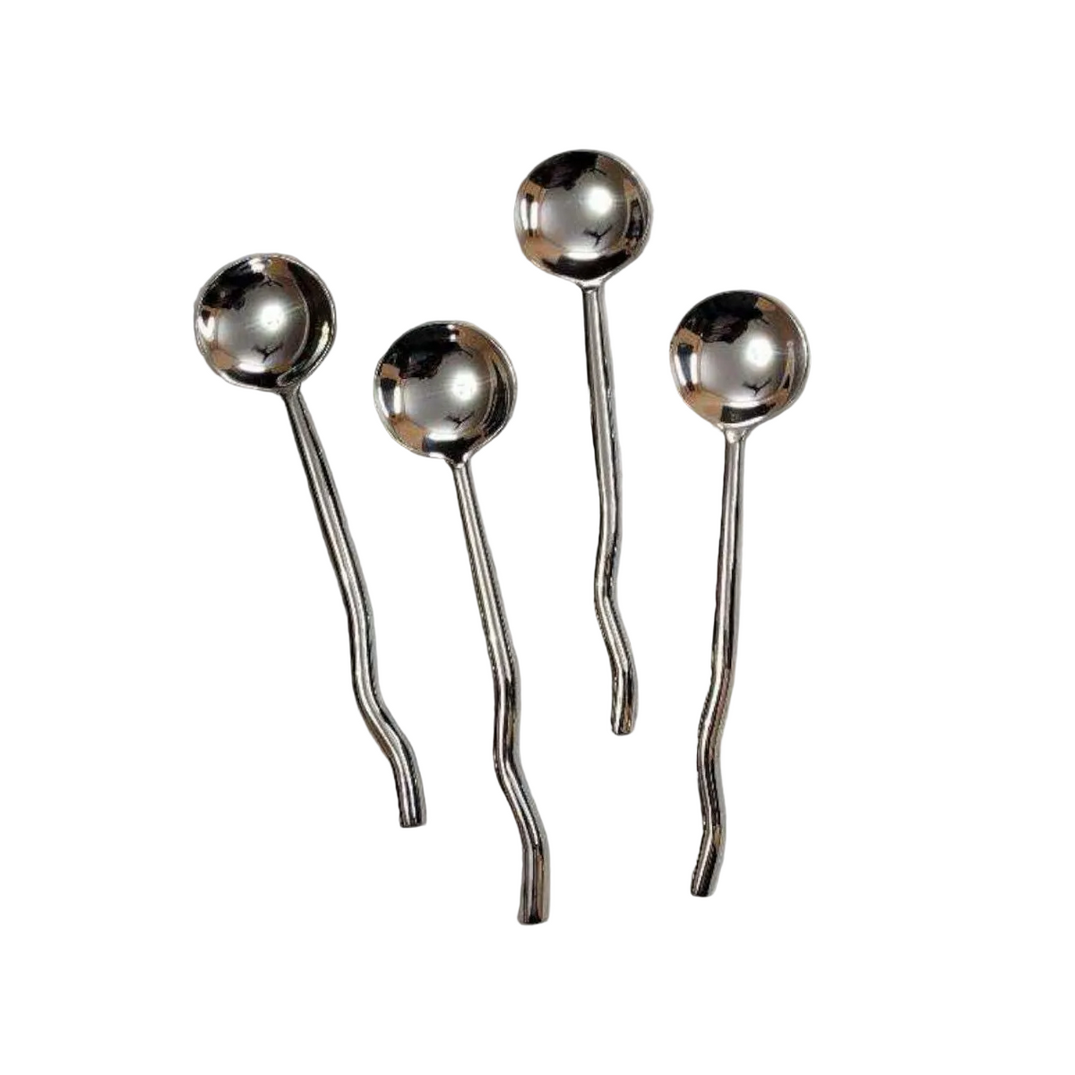 Stainless Steel Brushed Brass Finish Cuttlery Set of 4