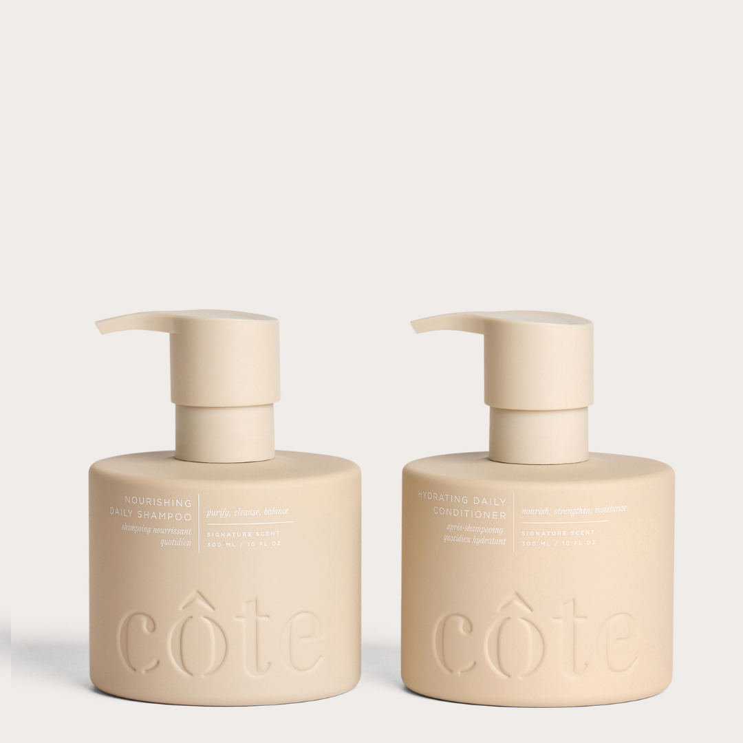 Daily Hair Essentials Set:  Nourishing Shampoo & Hydrating Conditioner