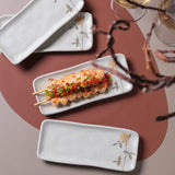 Rectangular Platter Small Set of 4