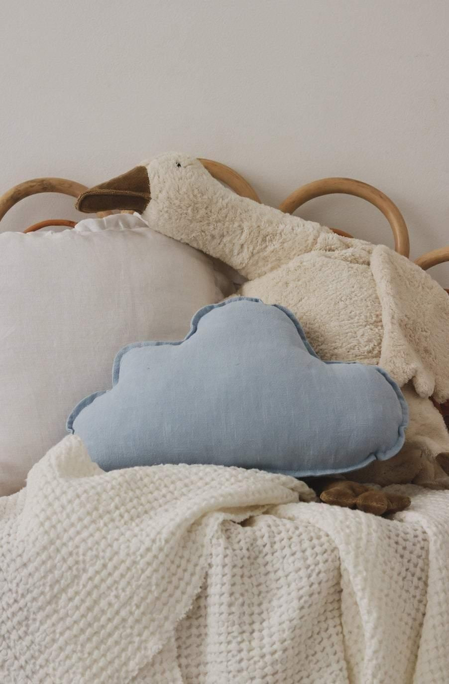 Cloud Pillow Linen “Baby Blue” | Kids Room & Nursery Decor