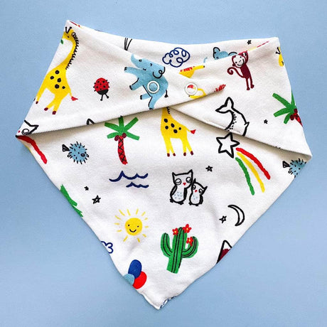 Baby Kerchief Bib-Animals by Estella - Sumiye Co