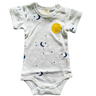 Embroidered Baby Onesie - Moon & Stars - Sumiye Co