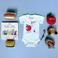 "I Love NY" Baby Gift Set-Rattles, Onesie, Pacifier Clip, Baby Book by Estella
