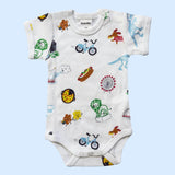 Estella Baby Clothes Organic Chicago Print Bodysuit