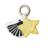 Baby teether toy with starfish design on a white background