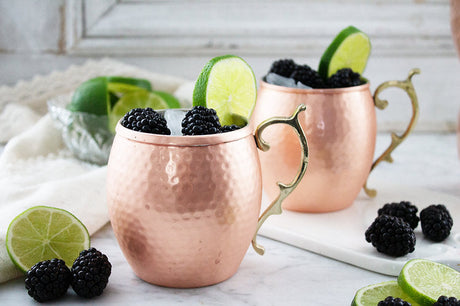 Copper Moscow Mule Mugs (Set of 4)  | Vintage French Inspired - Sumiye Co