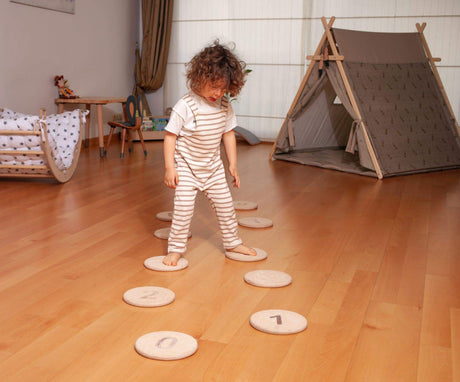 Montessori Balance Beam and Stepping Stones Set-4