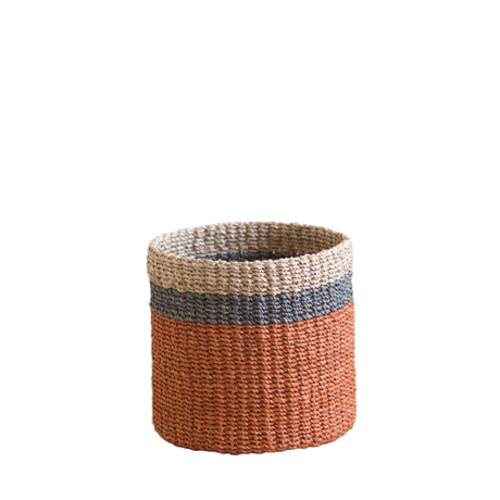 Coral Tabletop Mini Basket - Handwoven Baskets - Sumiye Co