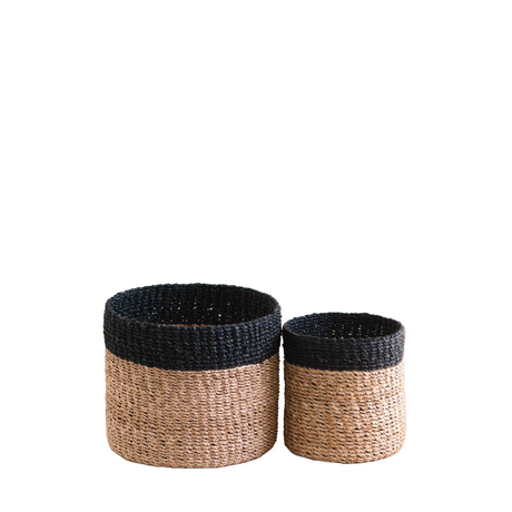 Woven Tabletop Bins - Set of 2