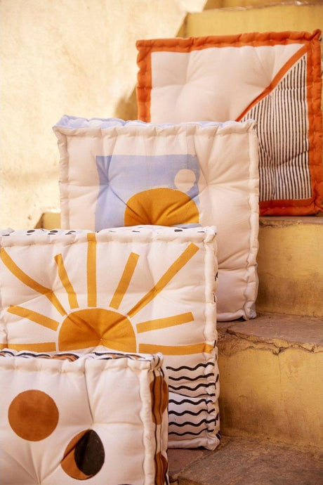 Bauhaus Floor Cushion (Reverse) - Sumiye Co