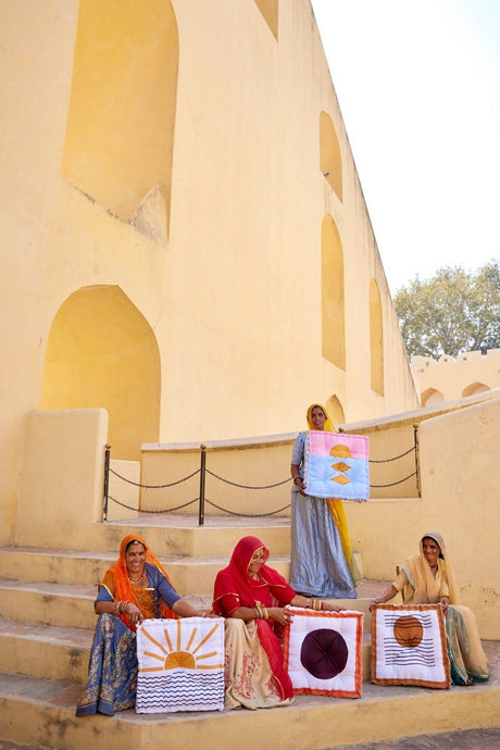 Rising Sun Floor Cushion - Sumiye Co