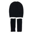 Black Essential Knit Alpaca Beanie by SLATE + SALT - Sumiye Co