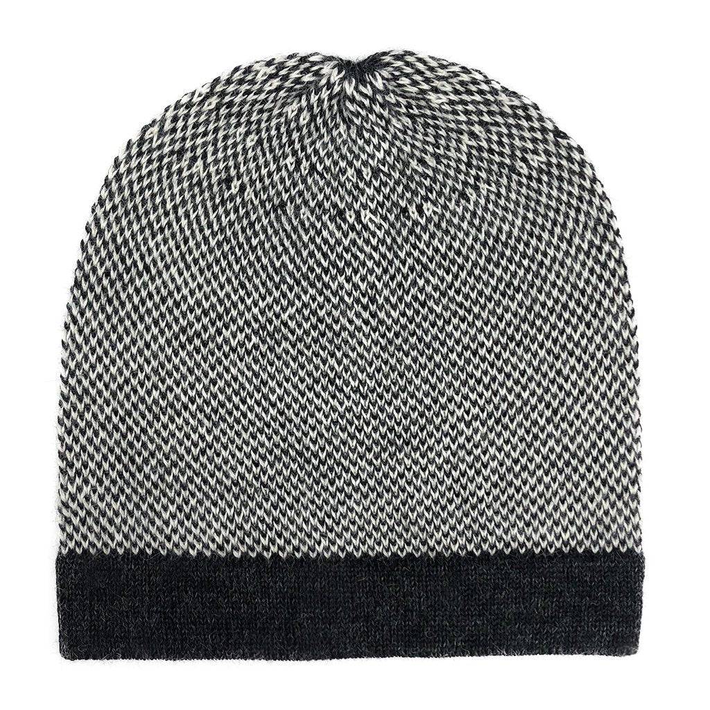 Midnight Interwoven Alpaca Beanie by SLATE + SALT - Sumiye Co