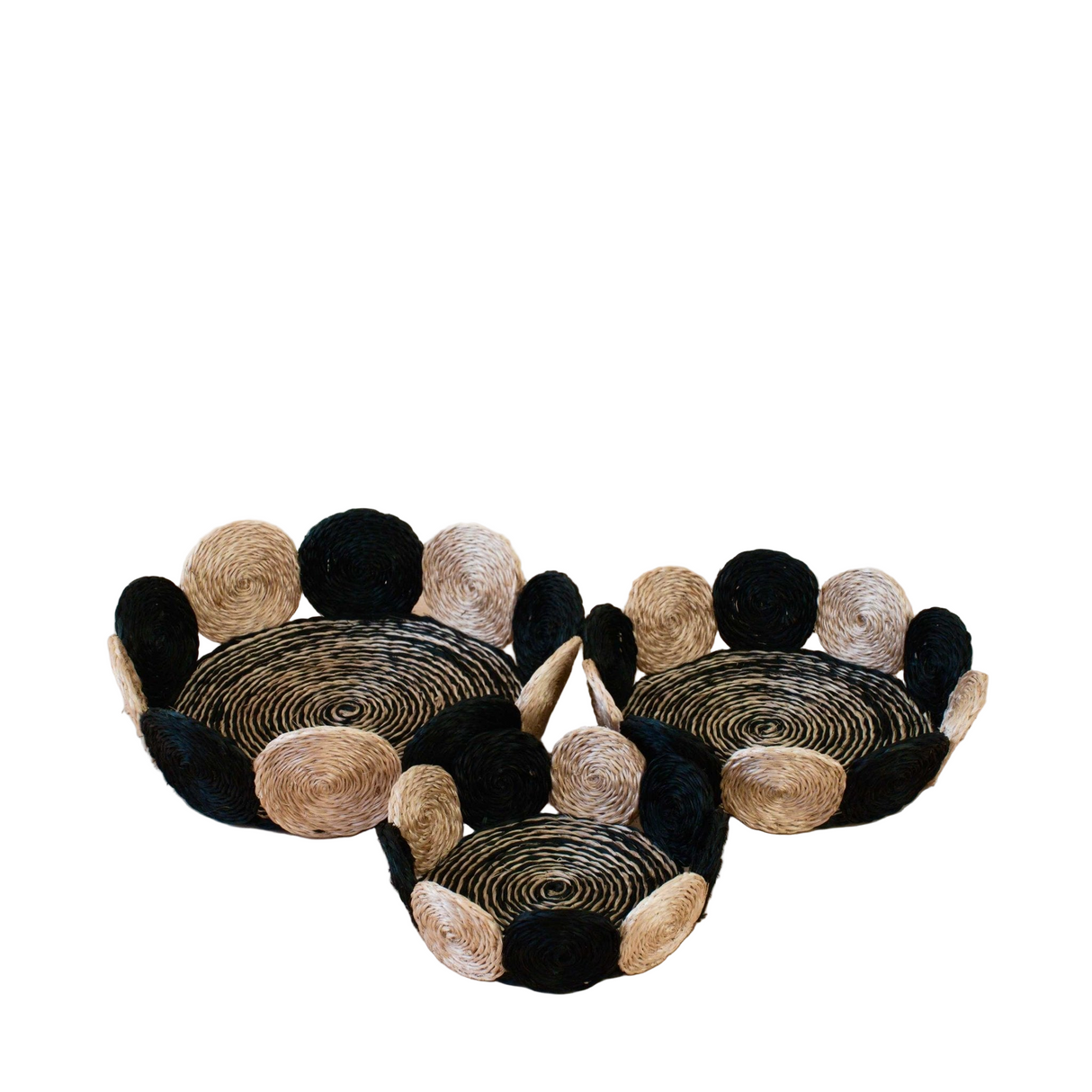 Abaca Fruit Basket - Set of 3 - Sumiye Co