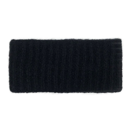 Black Ribbed Alpaca Ear Warmer Headband by SLATE + SALT - Sumiye Co