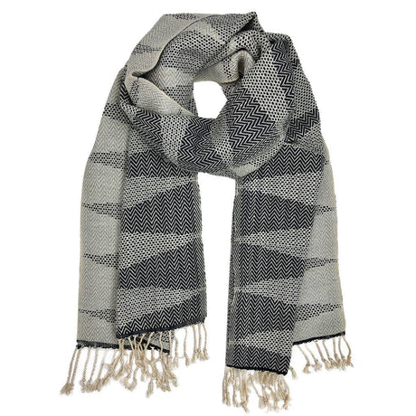 Cambodia Chevron Tapestry Scarf by SLATE + SALT - Sumiye Co