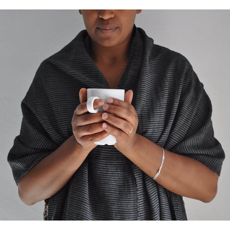 Ethiopian Stripe Wrap Scarf by SLATE + SALT - Sumiye Co