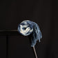 Blue Bliss Tie-Dye Scarf/ Throw (84" x 21")by Wool+Clay