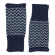 Azul Chevron Knit Alpaca Gloves-0