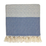 Diamond Stripe Turkish Throw by SLATE + SALT - Sumiye Co