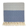 Diamond Stripe Turkish Throw by SLATE + SALT - Sumiye Co