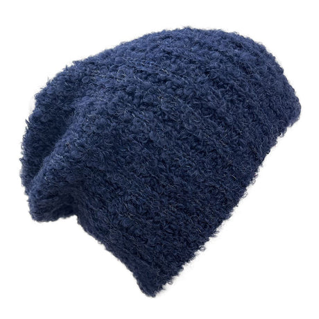 Navy Loop Knit Alpaca Beanie by SLATE + SALT - Sumiye Co