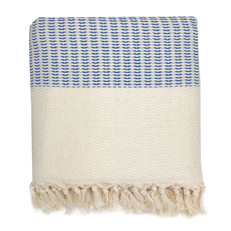 Plush Wavy Turkish Throw by SLATE + SALT - Sumiye Co