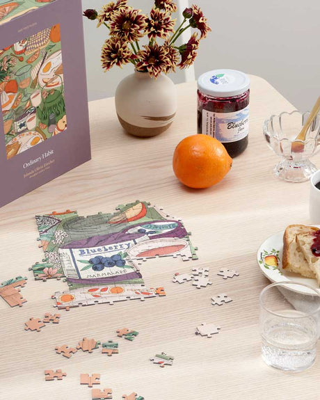 Breakfast with a View 1000 Piece Puzzle | Artist Jolanda Olivia Zürcher - Sumiye Co