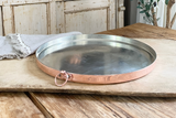 Copper Round Baking Tray (11” or 12”) | Vintage Inspired - Sumiye Co
