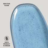 Shallow Organic Oval Platter Mini Set of 4