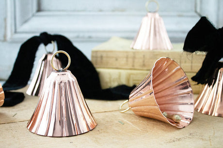 Copper Bell Ornaments (Set of 4) - Sumiye Co