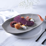 Shallow Bio Oval Platter Medium Set of 4