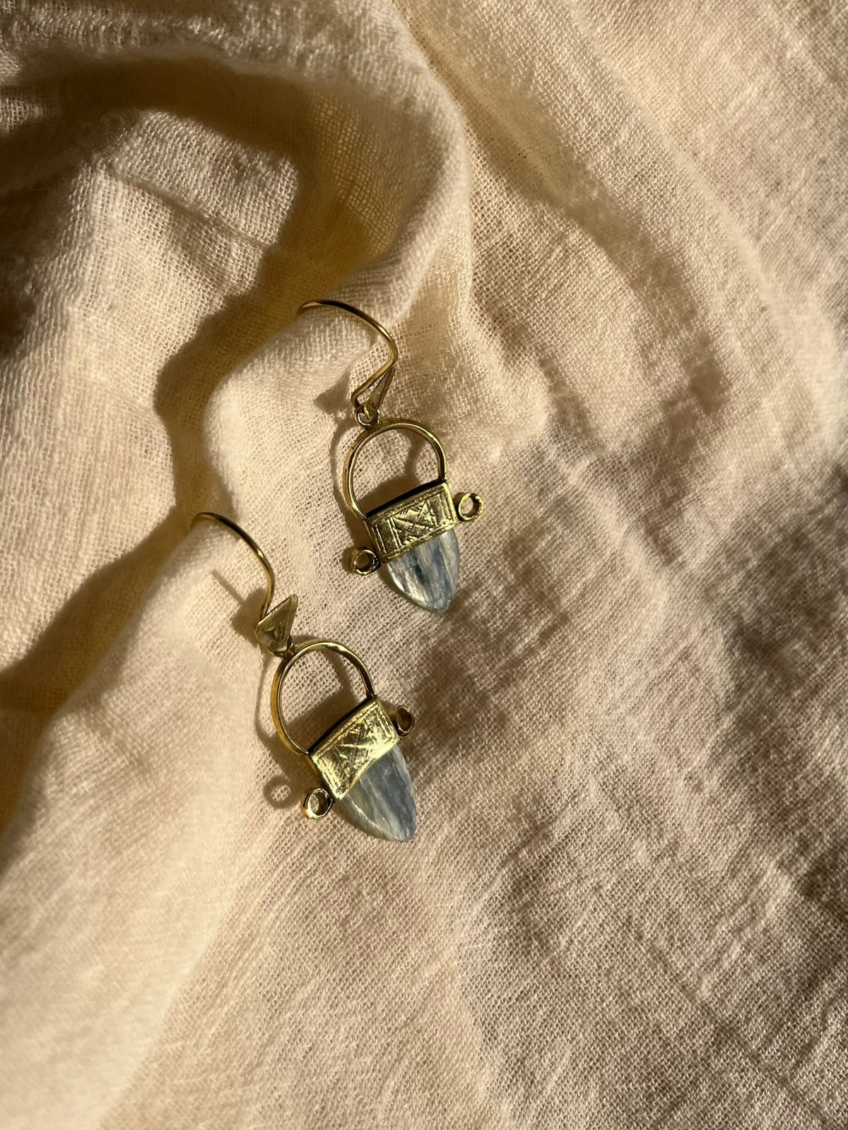 Tuareg Earrings Kyanite