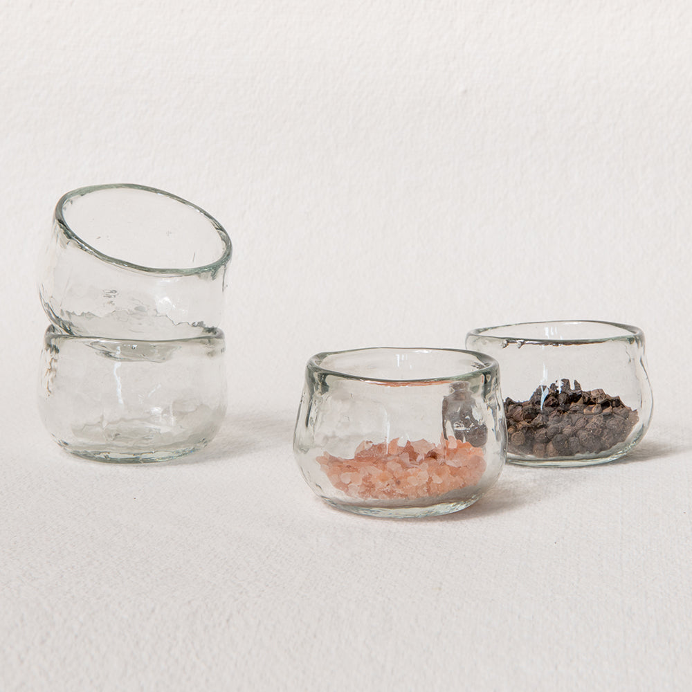 Pebbled Condiment Bowls Set of 4